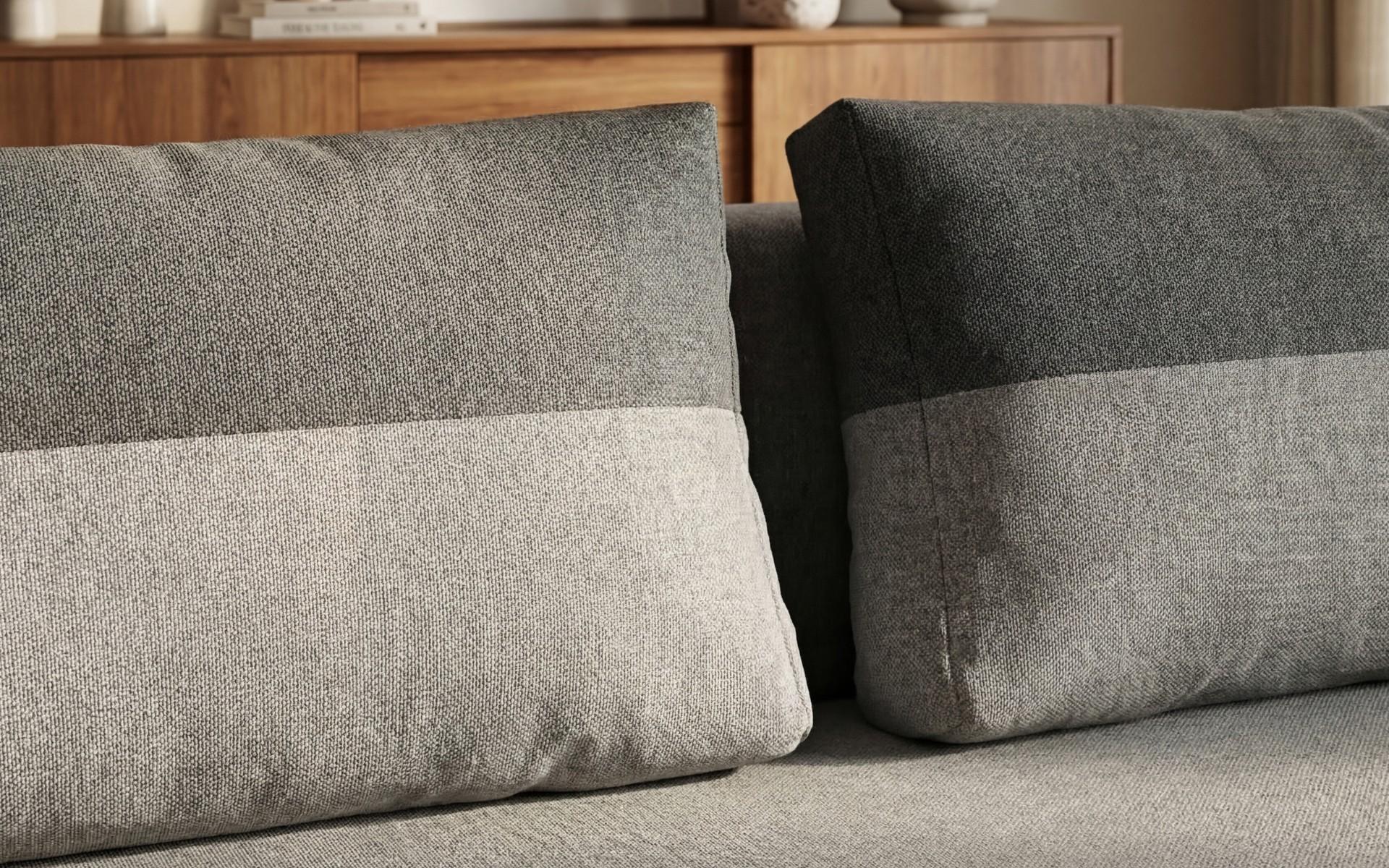 Extendable sofa Kami, grey + dark grey  6